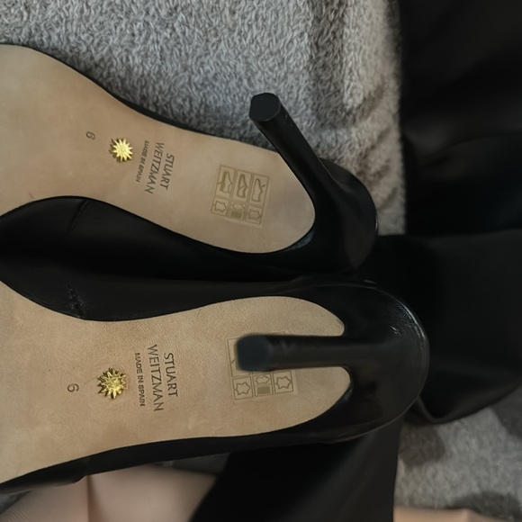 Stuart Weitzman Ultrastuart Thigh-High Pointed-Toe Boots - Picture 12 of 14